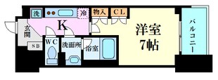 ルネフラッツ谷町四丁目の物件間取画像